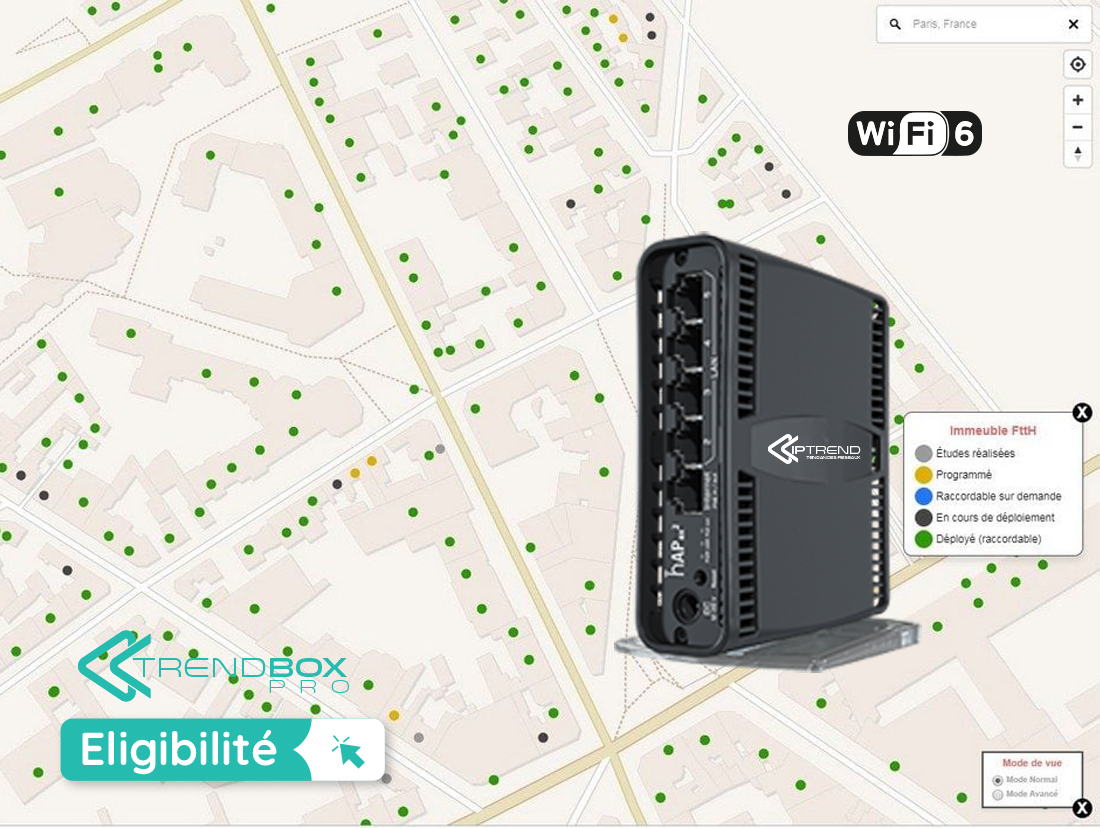 iptrend éligibilité box fibre pro très haut débit