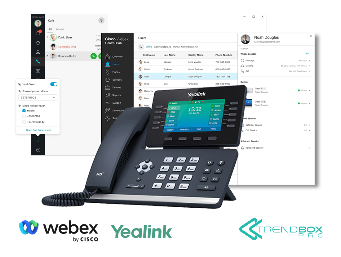 Téléphonie pro Webex